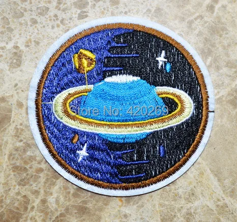 Лидер продаж! ~ Патчи Planet Star UFO в стиле панк Пришивные патчи Аппликации