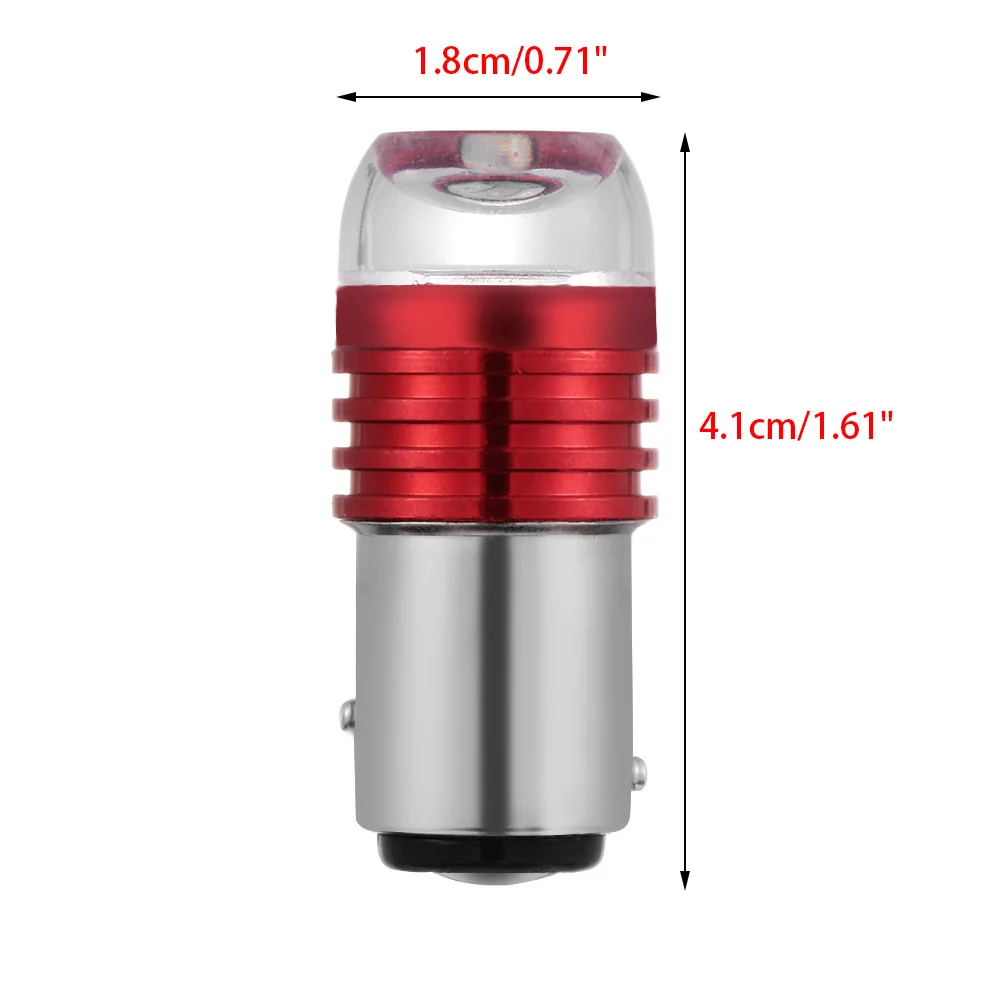 1157 BAY15D / 1156 BA15S P21W DC 12V светодиодный Авто Обратный светильник тормоза мигающий