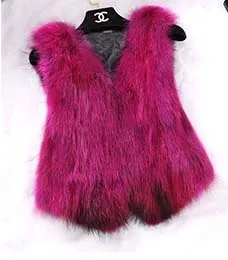 Жилет женский из натурального Лисьего меха FP819 |