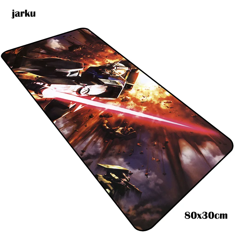 size 800x300x2mm GUNDAM коврик для мышки с аниме 800x300x2 мм игровой коврик для мыши геймер Коврик для мыши компьютер натуральный каучук Настольный коврик большой игровой коврик - Цвет: size 800x300x2mm