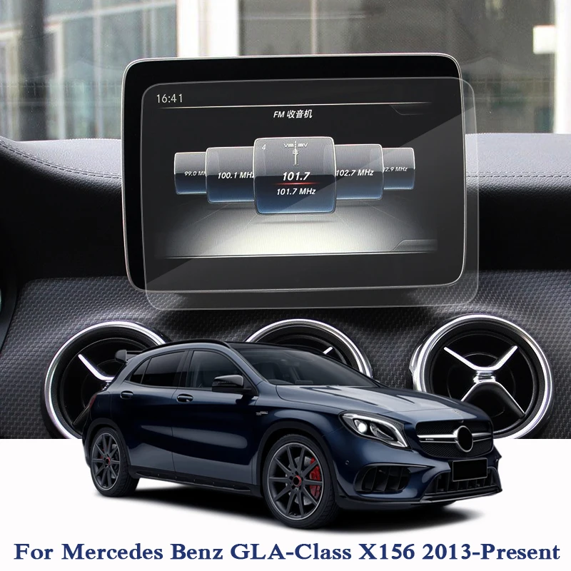 

For Mercedes Benz GLA-Class X156 2013-Present Car Styling GPS Navigation Screen Glass Protective Film Dashboard PET Display Film
