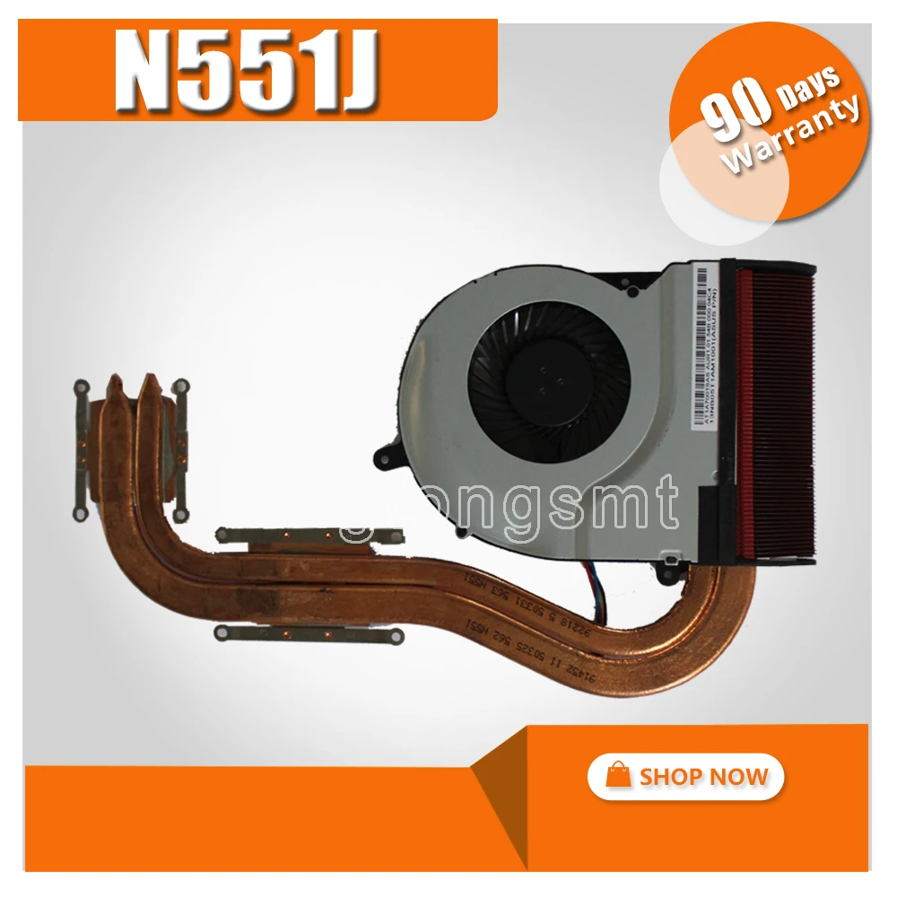 Охлаждающий вентилятор для ноутбука For Asus N551 N551JM G551JM G551JW G551JX N551JK N551JX|Кулеры и