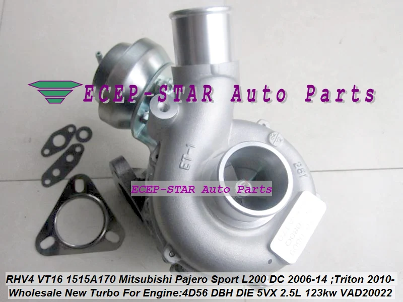 Бесплатная доставка VT16 VAD20022 1515A170 VT 16 Turbo Турбокомпрессор Для Mitsubishi L200 DI D 2007 2011 Triton