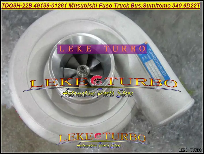 TD08H TDO8H-22B 49188-01261 Турбокомпрессор для Mitsubishi Fuso Truck Bus 6D22T SUMITOMO 340 Различные двигатели