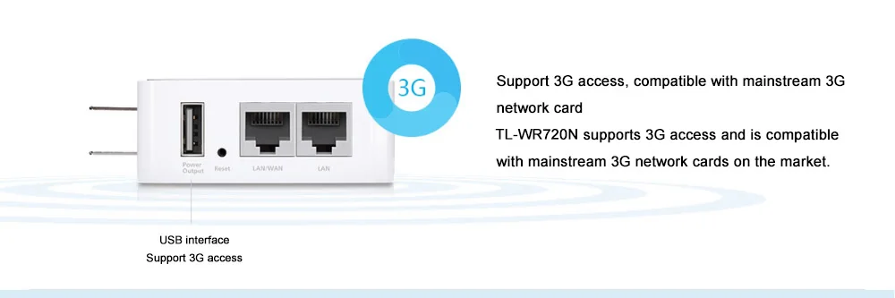 Tp-link беспроводной маршрутизатор 150 Мбит/с мини 3g TL WR720N маршрутизатор два интерфейса Lan расширитель сигнала расширитель