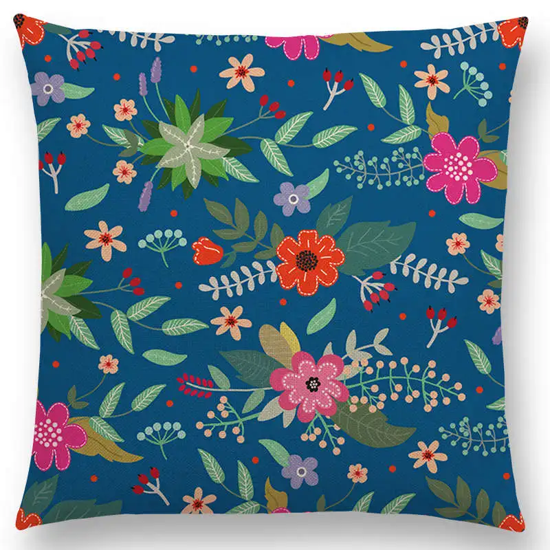 Женский винтажный Чехол для подушки с изображением цветов|cushion cover pillow case|cushion