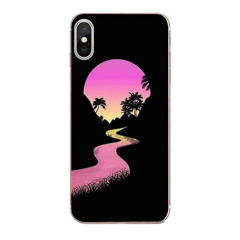 Пальмовые деревья Летний Пляжный морской для Xiaomi Redmi Mi Note 7 8 9 SE Pro Lite Go Play Мягкий