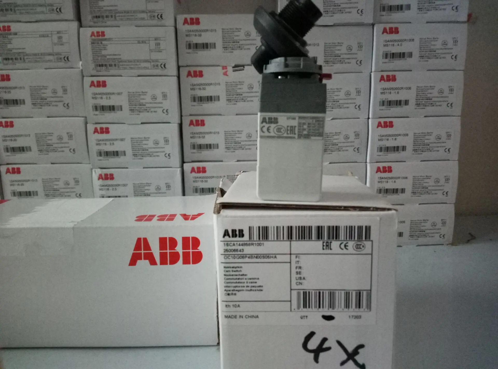 Оригинальный оригинальный кулачковый переключатель ABB OC10G06P4BN00S05HA новый 1