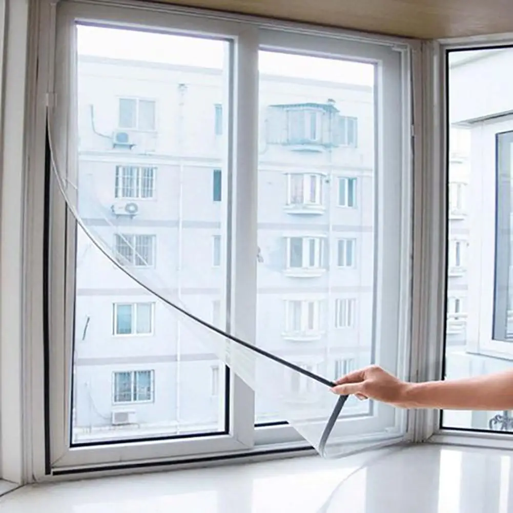 40# горячее! DIY домашнее окно предотвращает насекомых сетки комары мухи Жук моли сетки протектор экрана Декор окна
