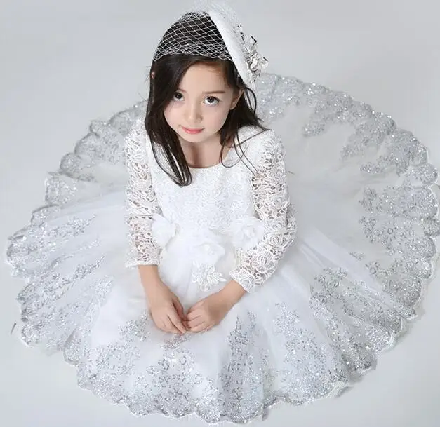 Оптовая продажа с фабрики нарядное платье для девочки 3-12 лет новые кружевные