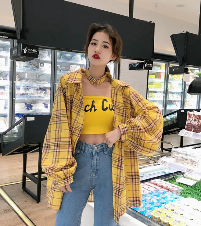 3 цвета Mihoshop Ulzzang Корейская женская модная одежда Повседневная Свободная Панк