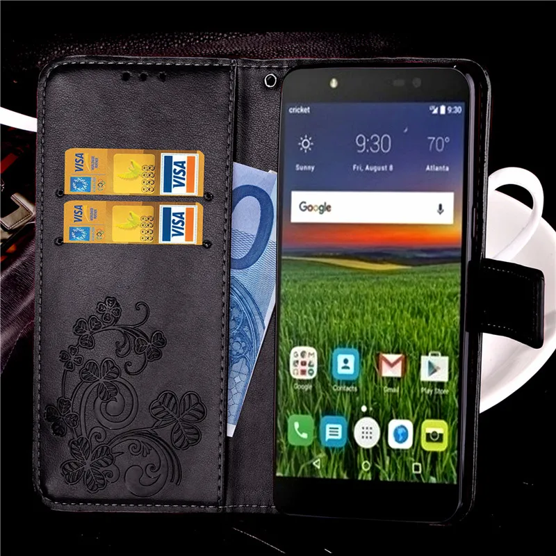 Чехол книжка для Alcatel Idol 4 кожаный бумажник чехол телефона 6055K 6055 задняя крышка Idol4