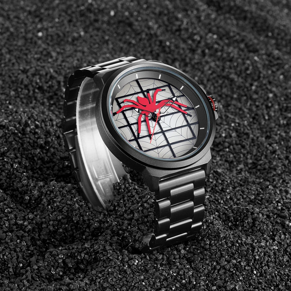 SKONE Новый Топ люксовый бренд из нержавеющей стали Spide мужские часы армейские