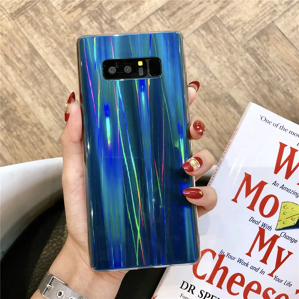 Модные чехлы для samsung Galaxy A5 A7 A6 J2 J5 J7 премьер Pro Чехол прохладный Аврора Сияющий