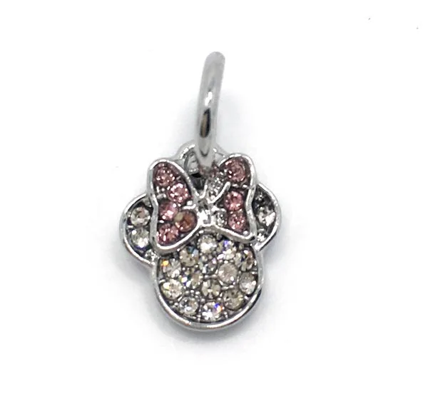 Бусины для Стразы с изображением Микки и Минни амулеты большая дыра 20 шт. |