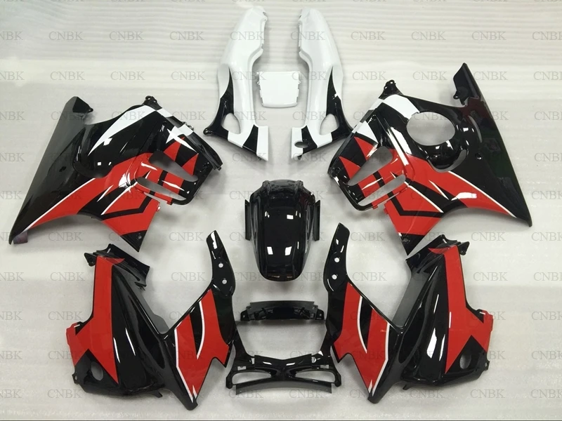 Для Honda Cbr600 1995 - 1998 Пластиковые обтекатели CBR600 F3 черный красный белый Abs обтекатель