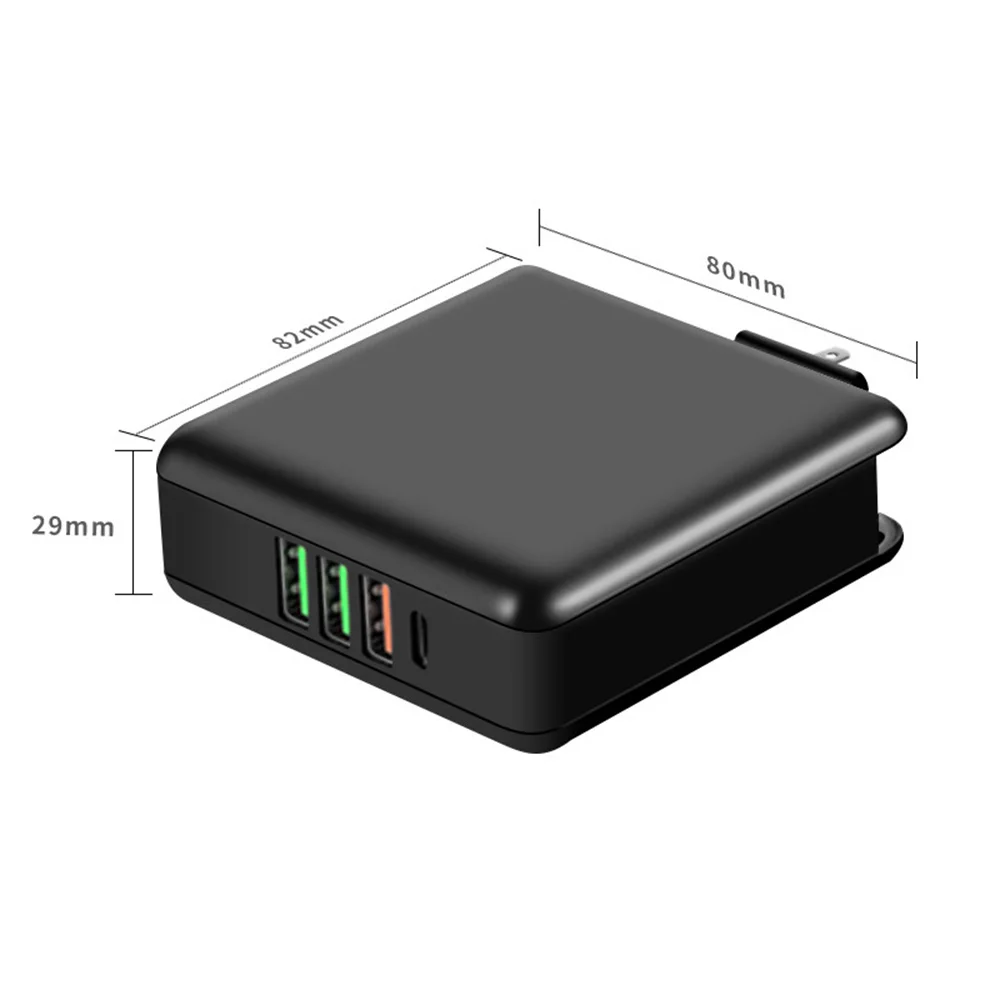 61 Вт PD type C USB быстрое зарядное устройство QC 3,0 быстрое зарядное устройство для Macbook samsung A50 A30 iPhone ноутбук планшет с США ЕС Великобритания штекер Адаптер