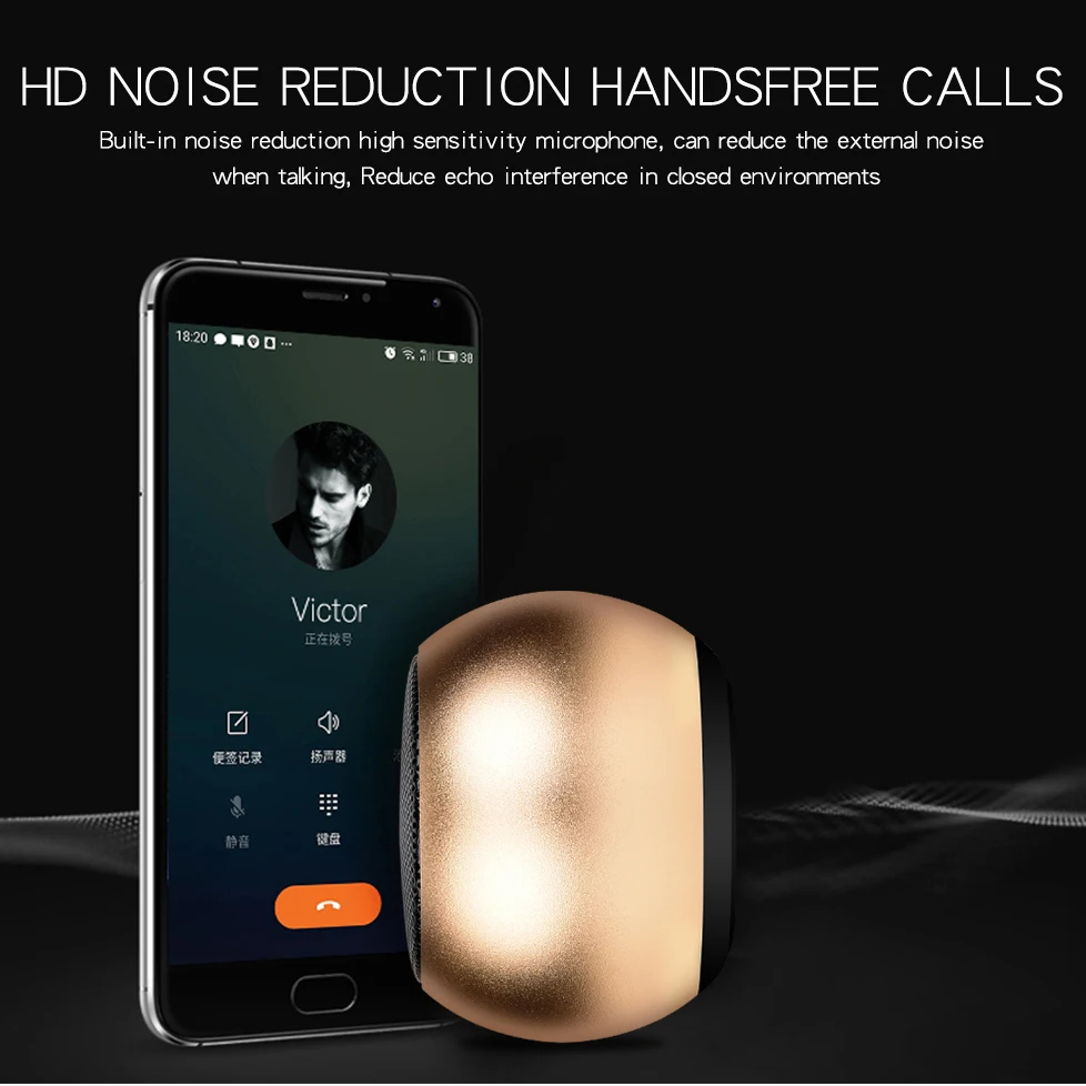 KEYSION Portable Rechargeable Mini Wireless Bluetooth Speaker V4.2 Stereo SoundBox loudspeaker built-in Mic wireless speaker | Электроника