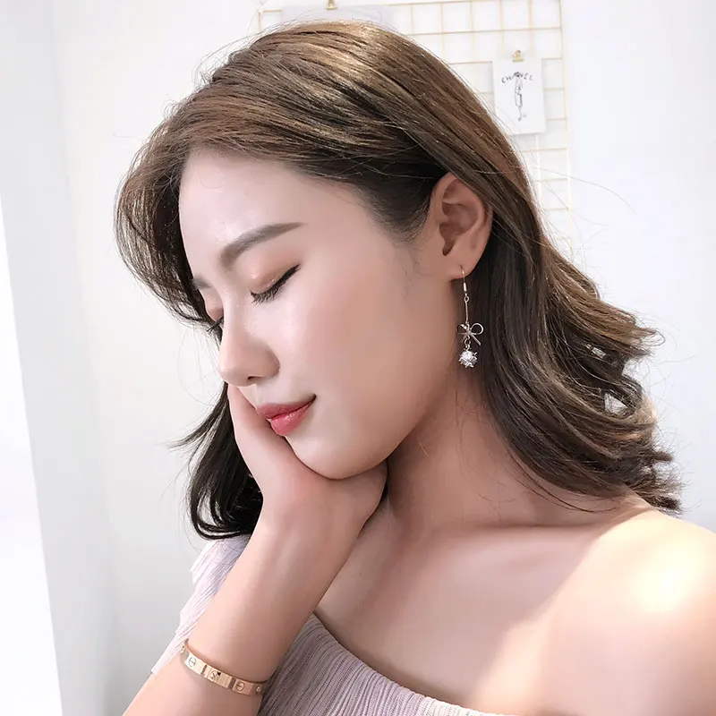 Manxiuni висячие серьги этнические длинные клипсы с кристаллами винтажные вечерние