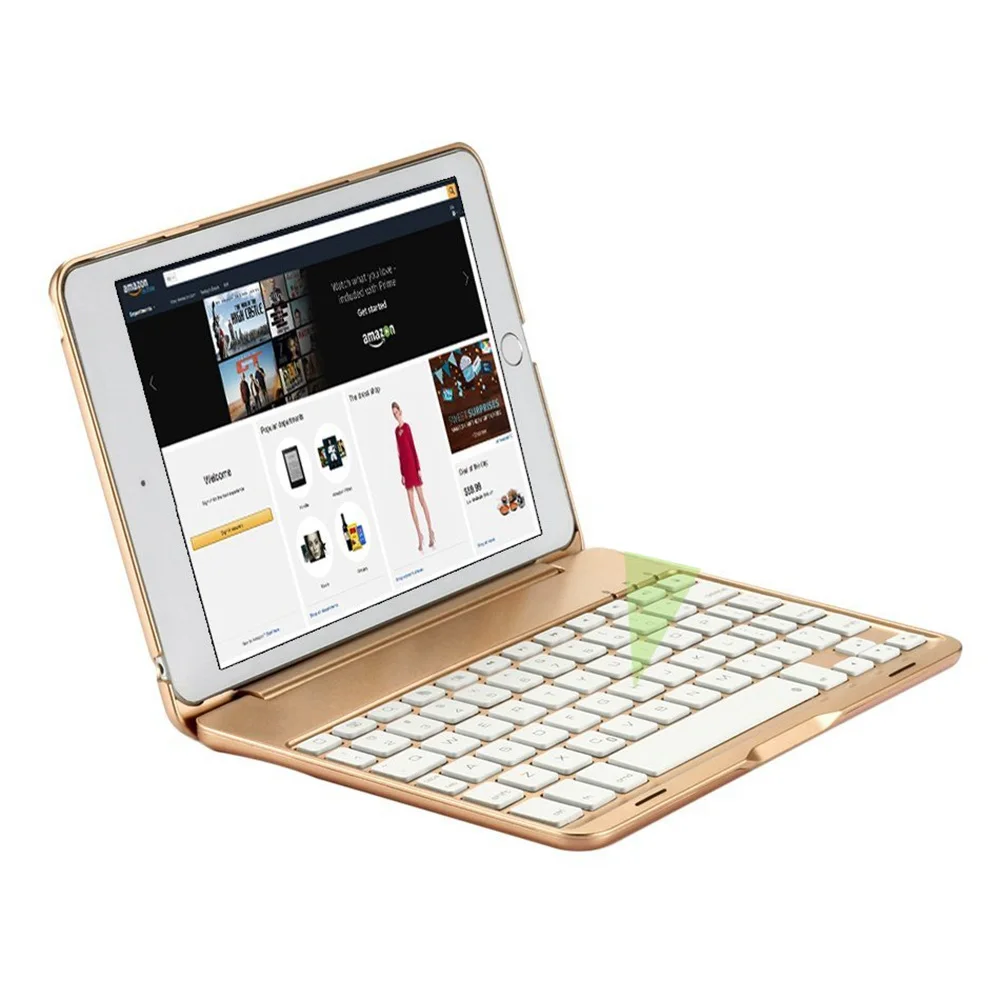 Для iPad mini 2/3/4/5 2 в 1 тонкий 7 цветов Светодиодная подсветка раскладушка умная
