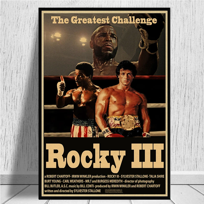 Классический фильм ROCKY Винтаж бумага аниме плакат ROCKY Stallone плакаты домашний Декор стены