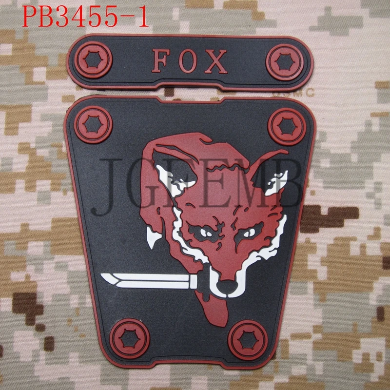 ПВХ-патч FOX HOUND Special Force Group 3D | Дом и сад