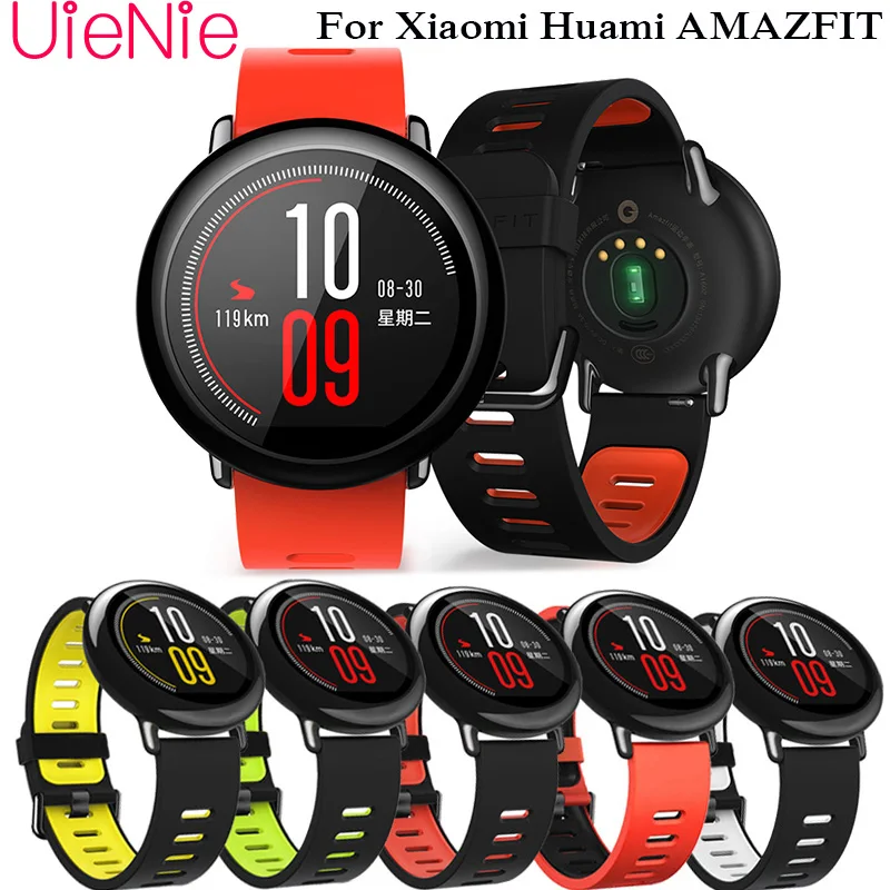 

Two-Tone Silicone Strap For Huami Smart Watch Strap For Huami Sport Strap Frontier Classic Wristband For Huami Smart Watch Band