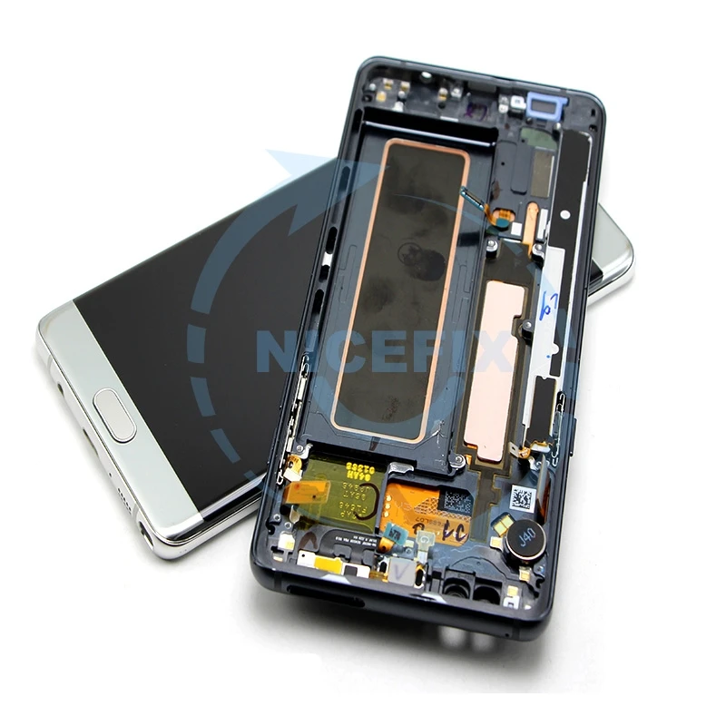 ЖК дисплей с дигитайзером сенсорного экрана для Samsung Galaxy Note Fan Edition FE/DS N935F рамкой