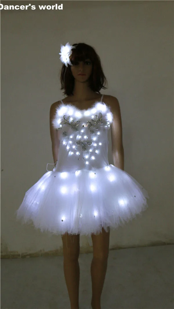 2017 платья для танца живота светильник светящаяся одежда светодиодный костюм