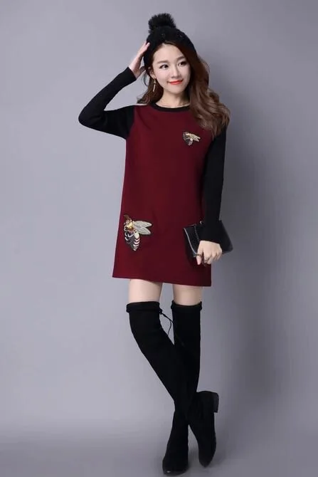 Free Shipping Fashion Casual Women's Clothing Female Solid Color O-Neck Long Sleeved Knitted Sweater Women Soft Wool Pullovers | Женская