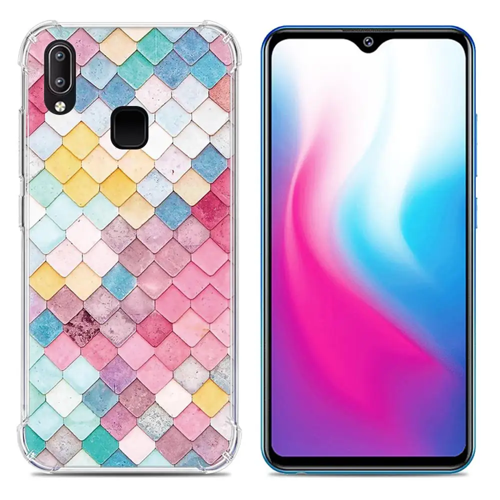 8 Противоударный чехол для телефона Vivo Y91/Y95/U1/Y91i модный дизайн с подушкой безопасности цветной окрашенный задний Чехол для телефона - Цвет: 8