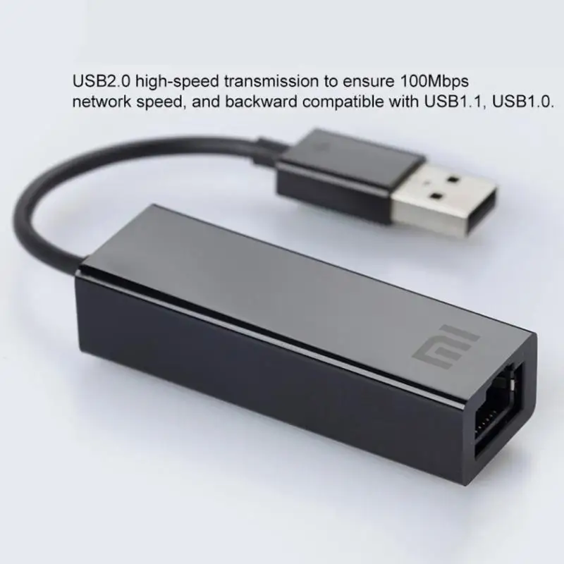 Xiao mi USB 2,0 Ethernet адаптер USB к RJ45 сетевая карта для Windows 10 8 8,1 7 XP Mac OS ноутбук Xiaomi mi ТВ приставка 3 приставка
