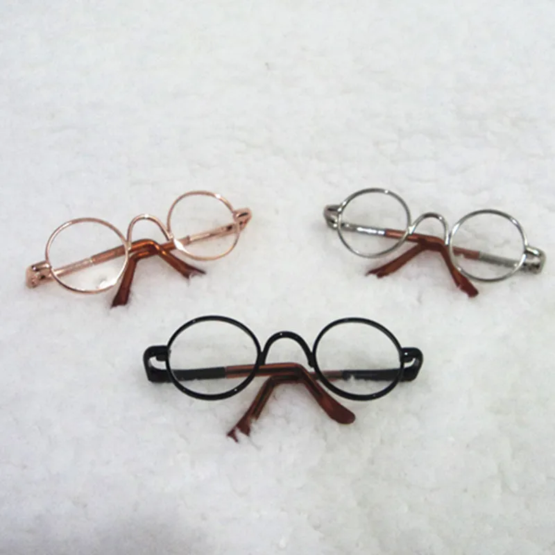 

1/3 BJD Doll round glasses - two colors Golden, black