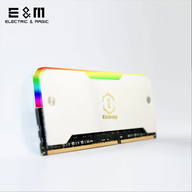Универсальный RGB Always on ram Shell Memory светящийся радиатор для компьютера светодиодный охлаждающий жилет Fin теплоотвод контроллер для DDR3 DDR4