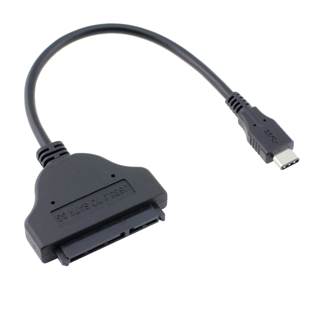 Кабель адаптер для Macbook USB 3 1 Type C Male SATA 22 Pin 2 5 дюйма жесткий диск SSD OTG 20 см SATA2|usb 3.1|usb