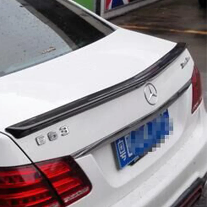W212 E63 E-Class углеродного волокна автомобиль задний багажник спойлер заднего крыла для Mercedes Benz E63 E250 E350 2013