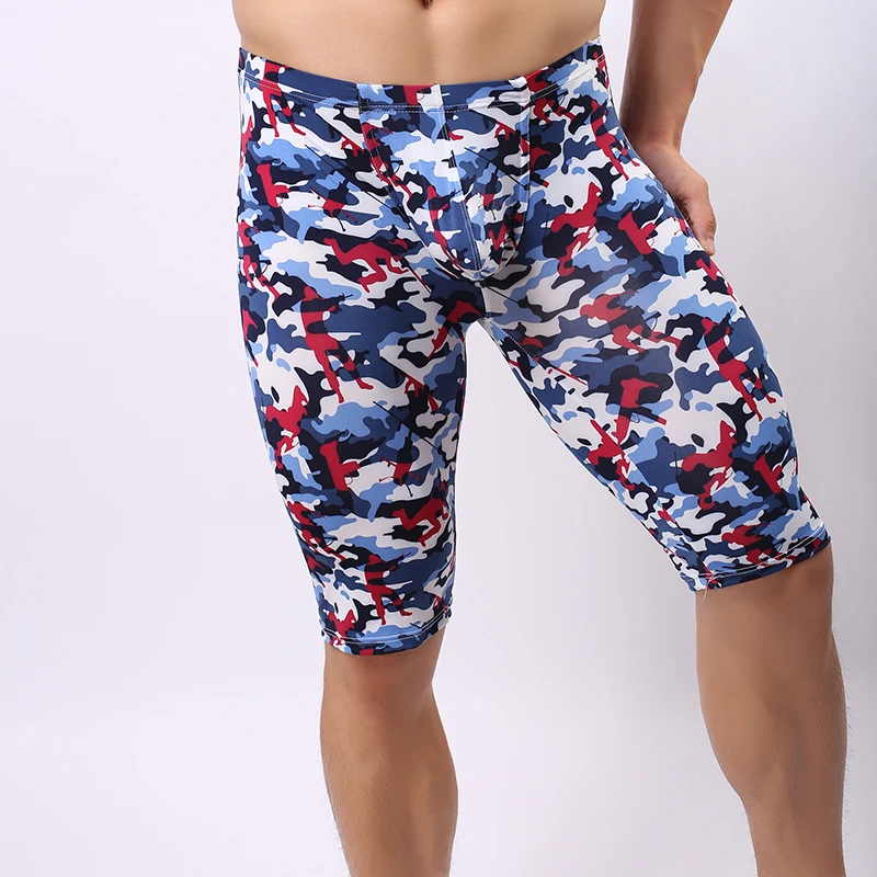 Мужская пижама для фитнеса с камуфляжным принтом размеры S M L | одежда