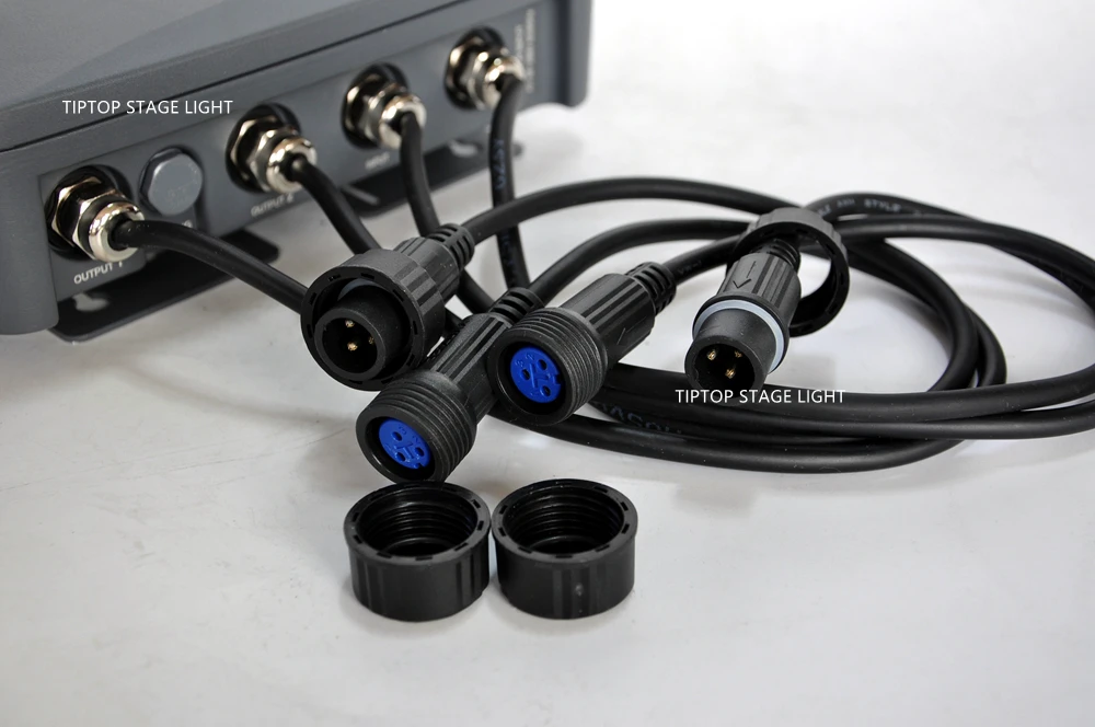 TIPTOP сценический свет водонепроницаемый 2 пути DMX сплиттер открытый DMX512 консоль