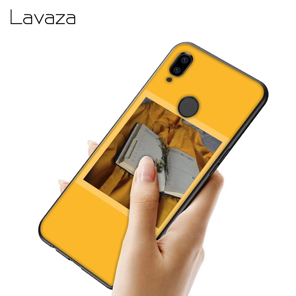 Лаваза желтый Эстетическая иллюстрация мягкий чехол для Huawei Honor 6 7A Pro 7C 8C 7 8X 8 9 10 lite