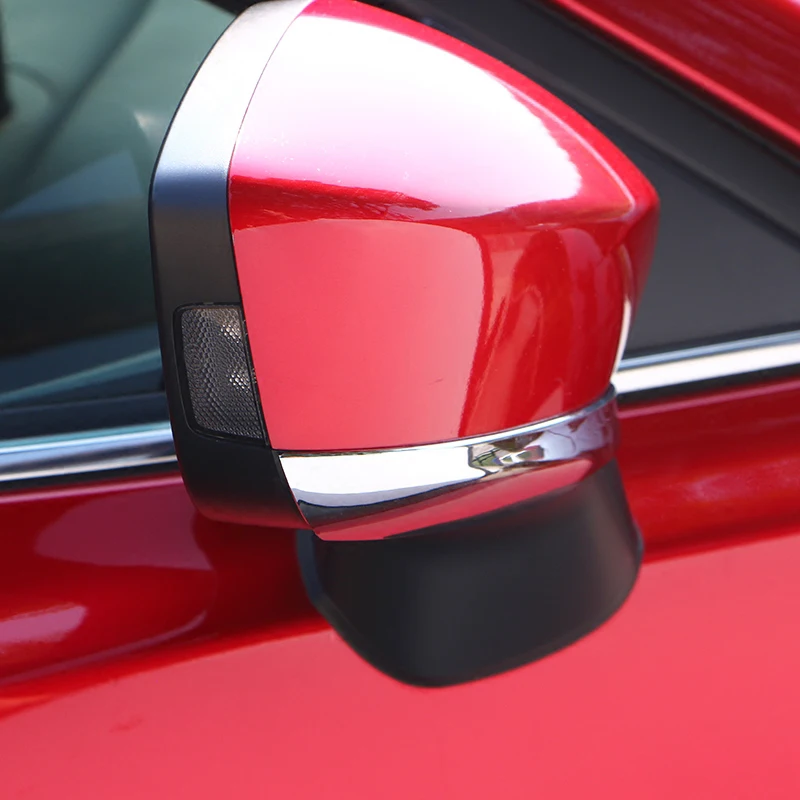 for mazda 3 bm axela 2014 2015 2016 chrome door side mirror cover trim rear view garnish molding overlay strip car styling 2pcs free global shipping
