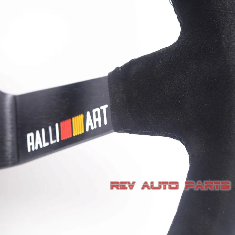 350 мм замша кожа Ralliart гоночный автомобиль ралли руль