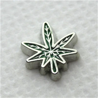 Горячие продажи кленовый лист плавающие амулеты живые Стеклянные Плавающие