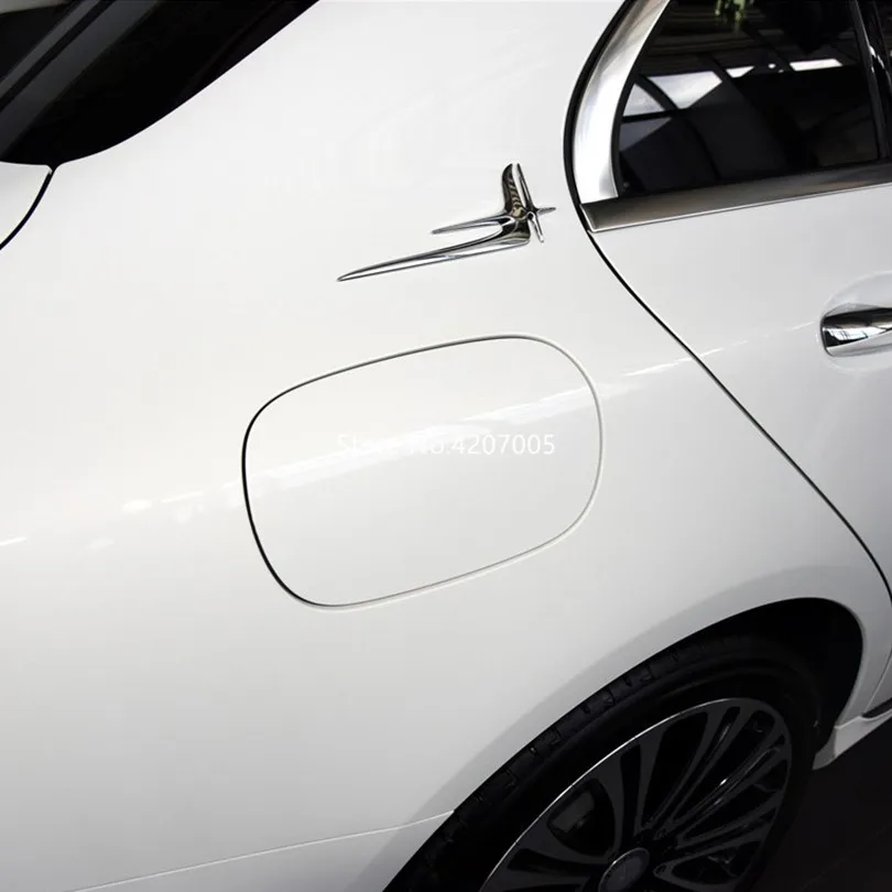 Для Mercedes Benz E Class W213 C класса W205 C180L C200L C260L C320L автомобильные аксессуары удлиняется Стандартный наклейки 2 шт