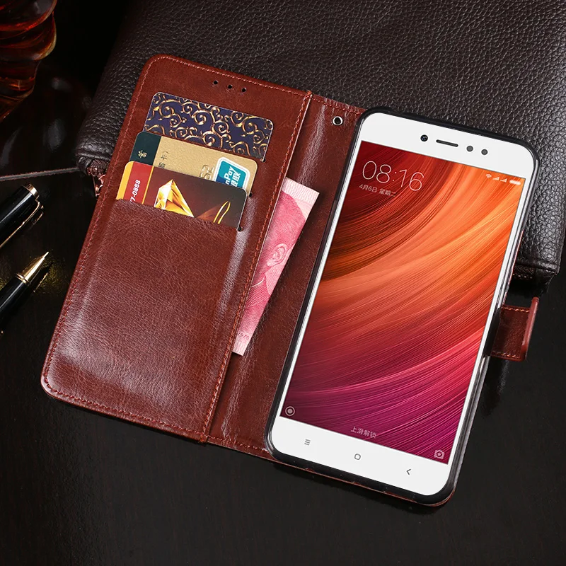 Redmi Note 5A 2 ГБ 16 кожаный чехол-книжка для Xiaomi Примечание | Мобильные телефоны и
