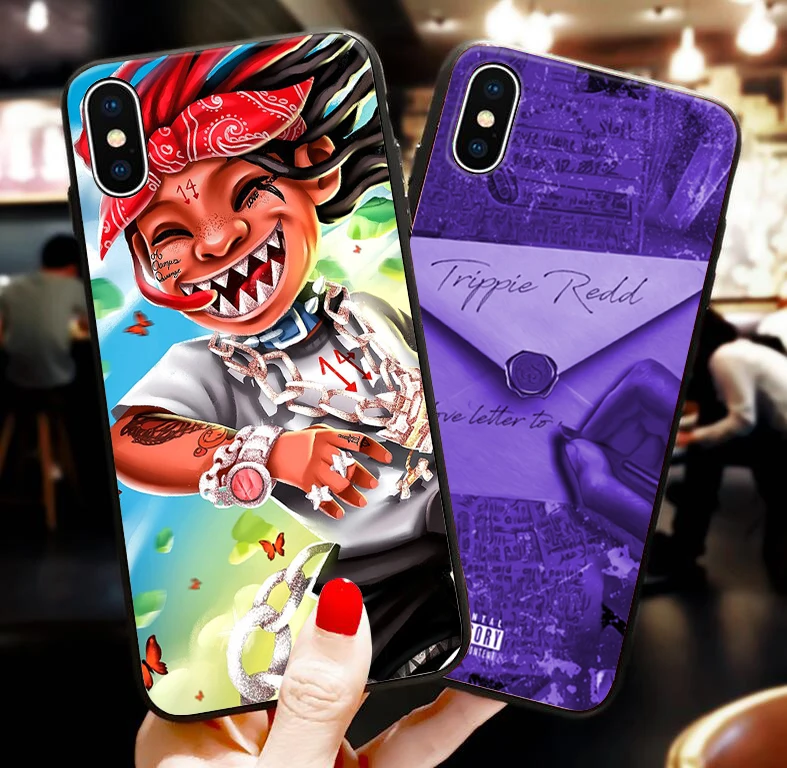 Триппи с буквенным принтом «Love», для того, чтобы вы 3 чехол для iPhone X XR XS Max 8 7 6s плюс 5S для samsung s8 s9 Plus s7 Edge чехол для телефона s