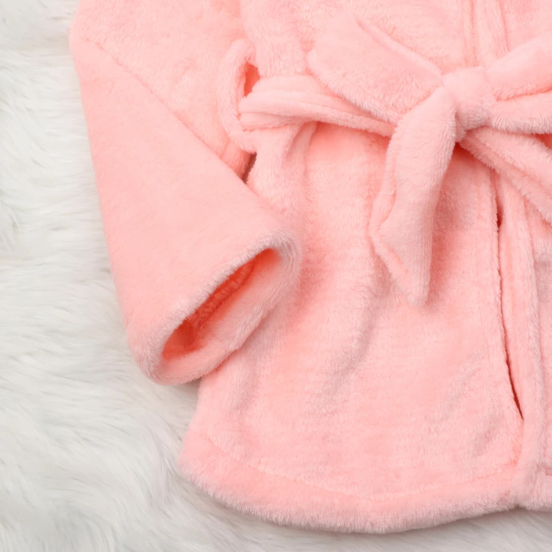 Emmababy 2018 для маленьких мальчиков и девочек зимние теплые с капюшоном ночь банный
