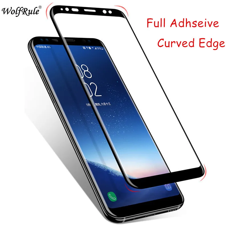 3D полное клеевое изогнутое закаленное стекло для Samsung Galaxy Note 8 Защитная пленка
