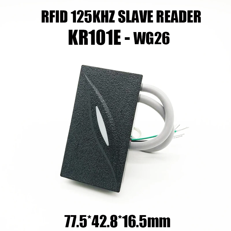 ZK KR101E Wiegand 26 RFID 125 кГц кард-ридер для система контроля допуска к двери