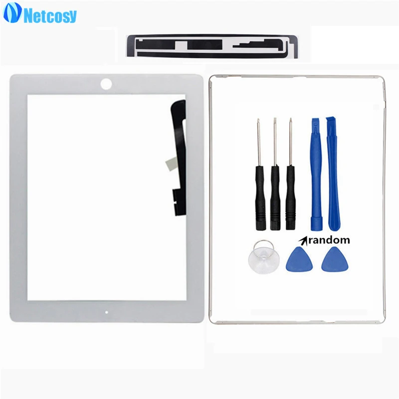 Сенсорный экран A1403 A1416 A1430 A1458 A1459 A1460 дигитайзер для iPad 3 4 сенсорный клейкая лента