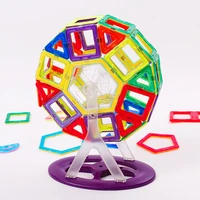 46pcsset mini size magnetic blocks toys model construction set ferris wheel magnetic designer educational toys for kids gif
